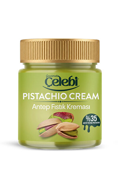Gourmet Çelebi Antep Fıstık Kreması 200 Gr - Gerçek Antep Fıstığı Kreması