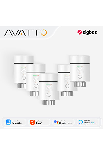 Choice AVATTO 1 PC AVATTO ZigBee 3.0 Thermostat Radiator Valve,Smart TRV Ther...