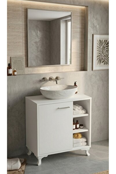 YURKUR MOBİLYA Lavabo altı dolap banyo dolabı sms55