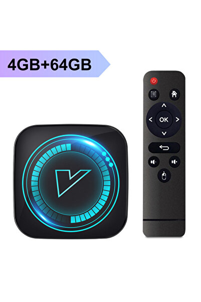 Choice EU Plug 4GB64GB VONTAR TV Box Android 12 Allwinner H618 Quad Core Cort...
