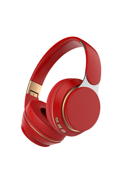 Choice3 Red 07S Wireless Headphones Foldable Adjustable Stereo Gaming Earphon...
