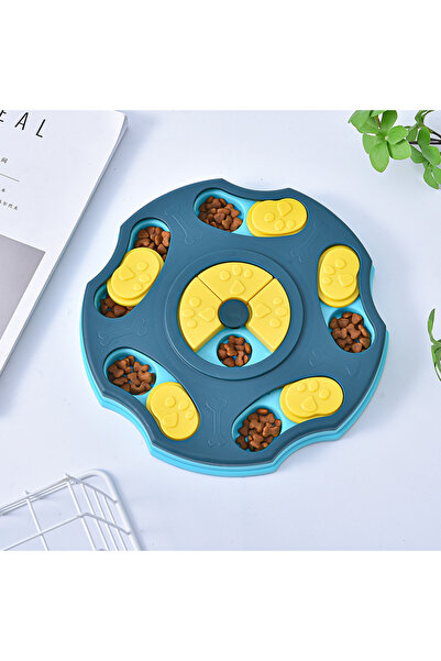 Choice pentagon Blue Dog Puzzle Toys Slow Feeder Interactive Increase IQ Food...