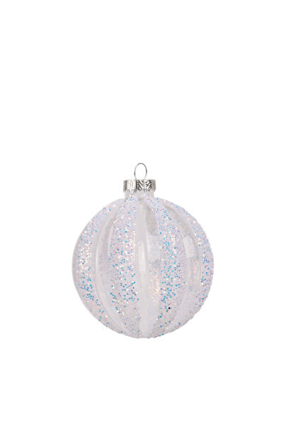 Yargıcı Yuvarlak Cam Ağaç Süsü(8 Cm)
