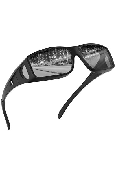 Choice3 Black CRIXALIS Polarized Night Driving Glasses for Men Women Fit Over...