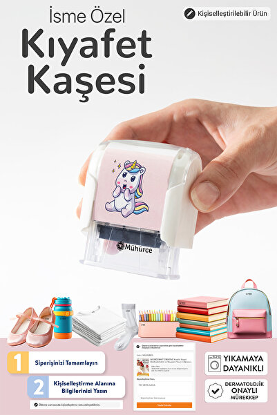 WOODCRAFT CREATIVE Kıyafet Kaşesi Özelleştirilebilir ve Dayanıklı Tasarım Öğr...