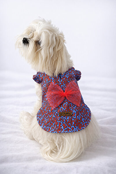 PATİLİNKA Cat-Dog 100% Cotton Viscose Summer Shirt - Undershirt - Dress - Clo...