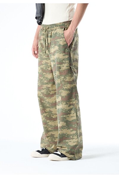 S13 Store Kargo Cep Detaylı Kamuflaj Pantolon