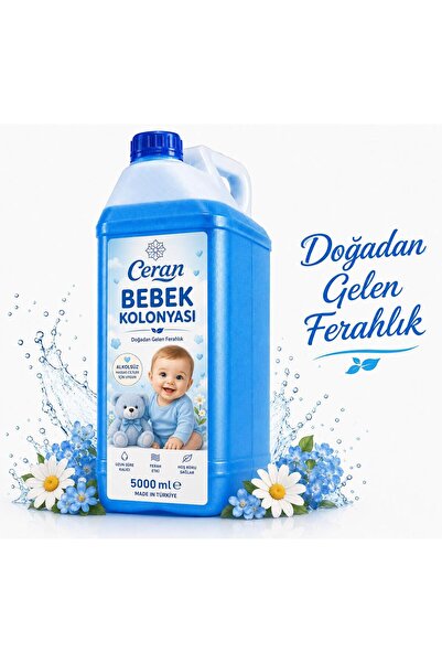 CERAN KOLONYA BEBEK KOLONYASI 5 LİTRE MAVİ
