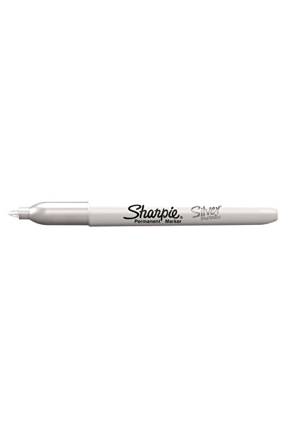 Sharpie 1849112 Markör Boya Kalemi (Davetiye Kalemi) Metalik Gümüş (12 Li Kutu)