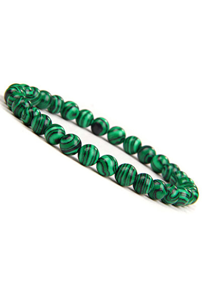 Choice 6mm Natural Green Malachite Stone Bracelet 6/8/10mm Handmade Round Bea...