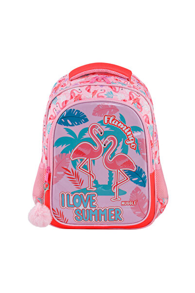 MUGGLE School Backpack Flamingo Rose Mu-7211