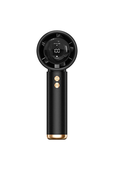 Choice1 Black Handheld Fan Portable Turbo Fan Air Cooler 100-Speed Adjustment...