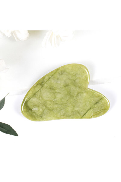 Choice 1 pcs Natural Massager For Face Gouache Scraper Facial Massage Jade Gu...