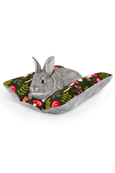 choice2 40x35.6cm MULTI Rabbit Bed Mat Thickened Soft Bunny Bed Washable Cudd...