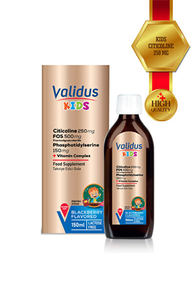 Validus Kids Citicoline 250 mg + FOS 500 mg + Phosphotidylserine 150 mg + Vit...