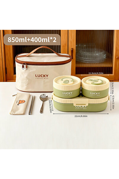 Choice10 WORTHBUY Green 1650ml Set WORTHBUY 304 Stainless Steel Oval Insulate...