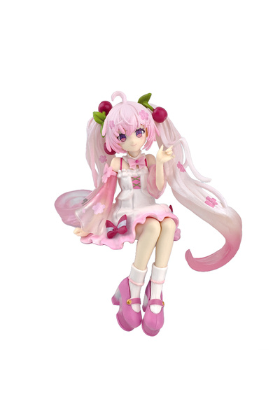 Choice5 Bandai A-no box Hot Hatsune Miku Anime figure Pink dress Sakura Miku ...