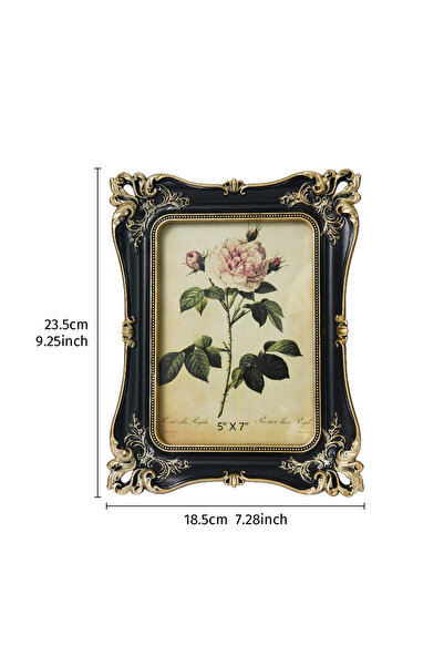 Choice A1657-heise 1PC, European Retro Black Patterned Resin Material Home Li...