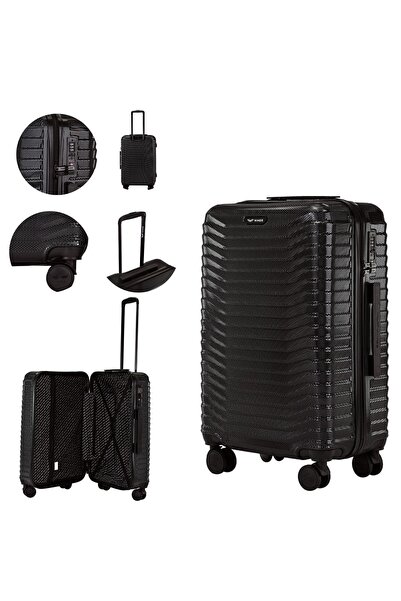 WINGS BRAND WINGS PC SEA EAGLE 2.0 24 " VALIZĂ MEDIU NEAGRĂ