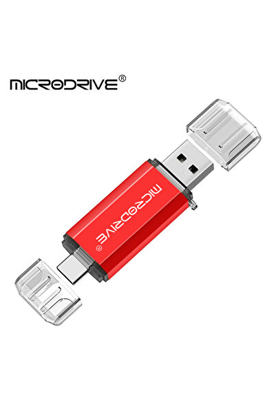 Choice محرك أقراص فلاش USB من النوع C باللون الأحمر سعة 16 جيجابايت OTG 2 في ...