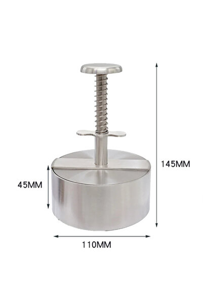 Choice1 11cm 304 Stainless Steel Hamburger Meat Press Burger Patty Maker Mold...
