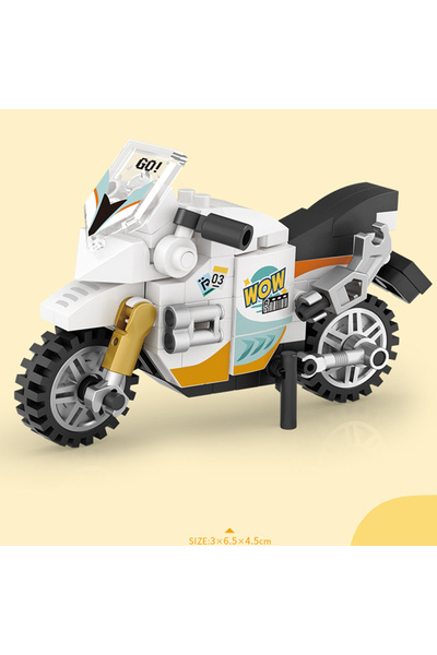 Choice1 Opp Bag 120pcs DIY MOC City Super Sports Car Motorcycles Off-Road Veh...