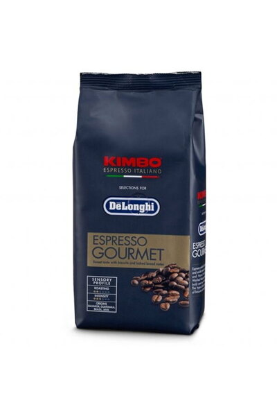 DELONGHİ Cafea Boabe Kimbo Espresso Gourmet DLSC608, 250g, 80% Arabica 20% Ro...