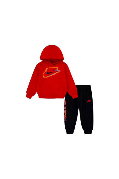 Nike NKB B NSW GWM LT WT FLC με κουκούλα 86N482-023 Πολύχρωμο