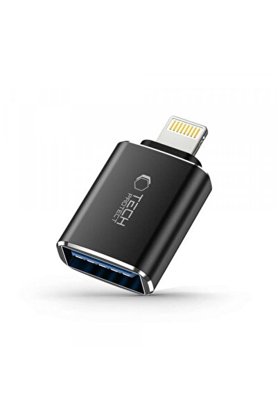 Tech-Protect Adaptor OTG Lightning - USB-A Ultraboost, Negru