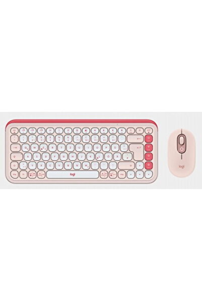 logitech Kit tastatură și mouse Pop Icon Combo, Bluetooth, Roz