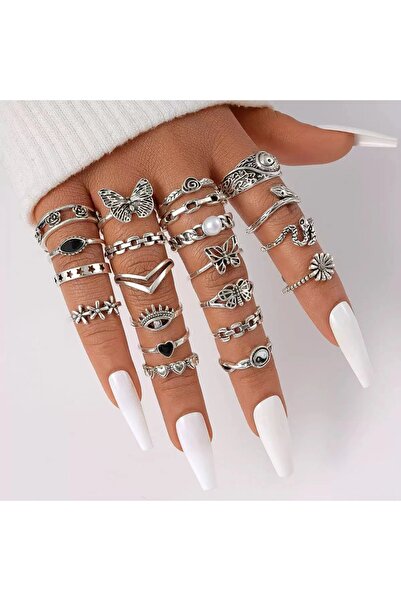 Choice 8 J030002-1 21PCS Fashionable New punk Style Butterfly Heart Tai Chi D...