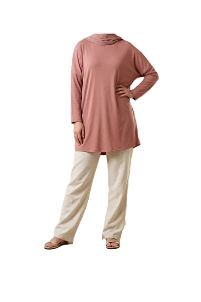 RESPİRO Flowy Seasonal Soft Tunic with Comfortable Cut and Plus Size Fit