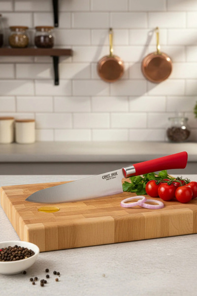 Cavit İnox Şef Bıçağı Santoku Asya Modeli JAPON ŞEF BIÇAĞI