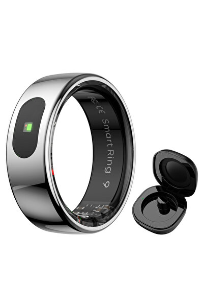 Choice9 10 Silver R08 Smart Ring For Men Women Touch Control Function Health ...