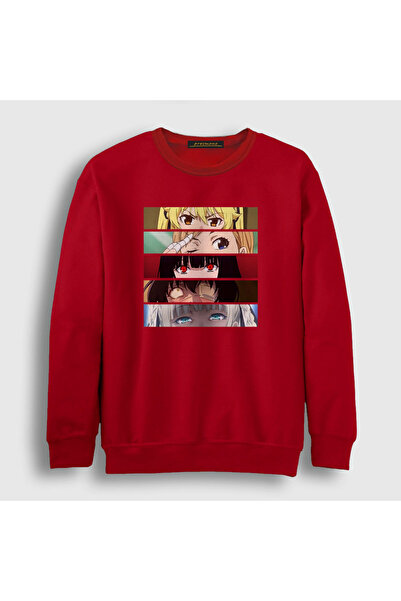 Presmono Unisex crvena anime majica za devojke Kakegurui 239690tt