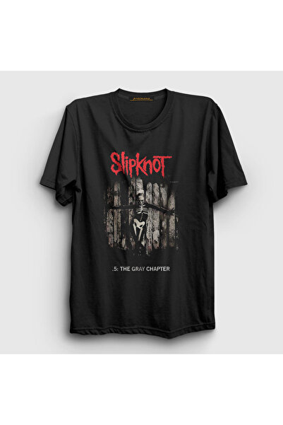 Presmono Unisex Black The Gray Chapter Slipknot T-shirt294201tt