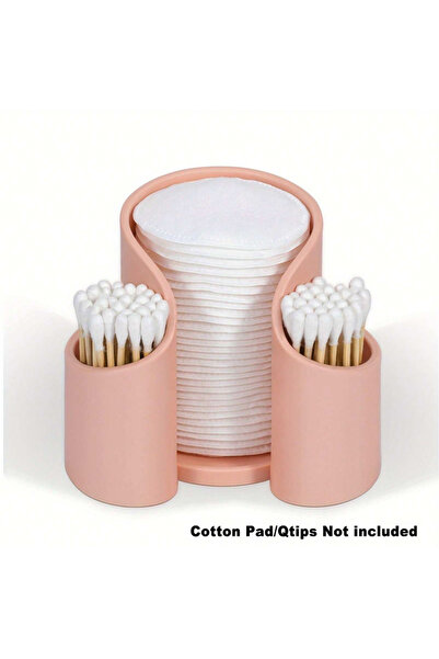 choice2 Pink 1pc Cotton Pad Storage Travel Desktop Dispenser Case Safe And Ta...