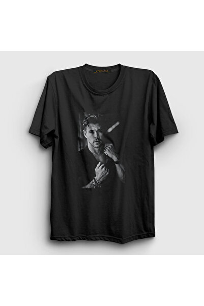 Presmono Unisex crna i siva boja Chris Hemsworth T-shirt 358633tt
