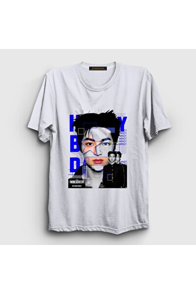 Presmono Unisex White Poster Keonho K-Pop Cortis T-Shirt 618711Tt