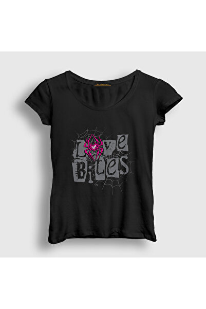 Presmono Women's Black Love Bites Wwe Aj Lee T-Shirt 603211Tt