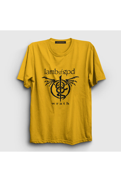 Presmono Unisex žuta majica Wrath Lamb Of God T-shirt 94818tt