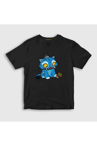 Presmono Unisex Kids Black Blue Tiger V2 K Pop Demon Hunters T-Shirt 571099Tt