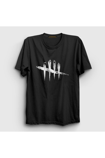 Presmono Unisex Black Logo Dead by Daylight T-Shirt 593277Tt