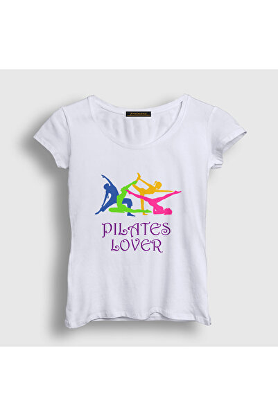 Presmono Women White Lover Gift Pilates T-Shirt 511791 Tt