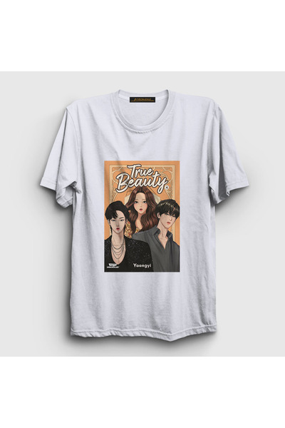 Presmono Prava lepota unisex bela T-shirt - Lim Ju Kyung model 475850tt