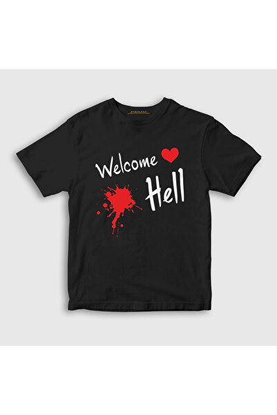 Presmono Unisex dečija crna dobrodošlica Hell Hecatia Touhou T-shirt 590001tt