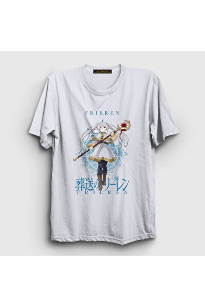 Presmono Unisex beli anime manga T-shirt 533030tt