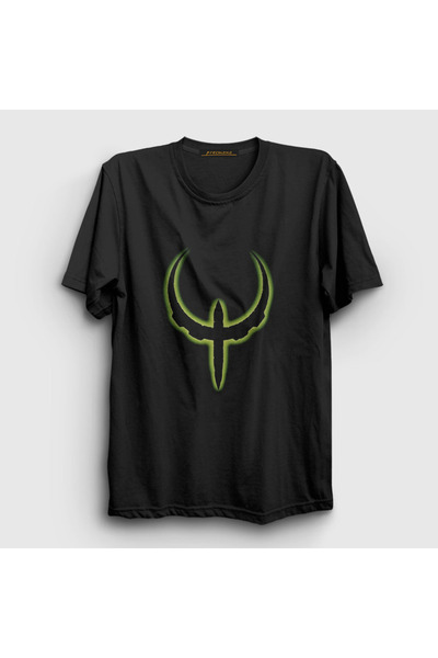 Presmono Quake 4 IV Unisex crna T-shirt - 511430tt