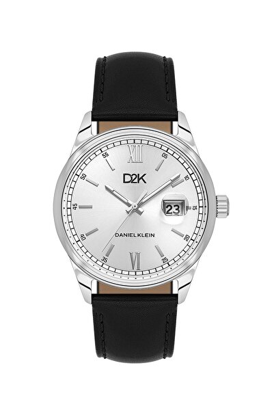 Daniel Klein Silver Color Men's Wristwatch with Gift Packaging