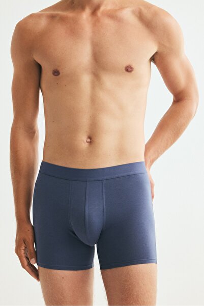 H&M 5'li Normal Paça Boxer Şort Lycra®